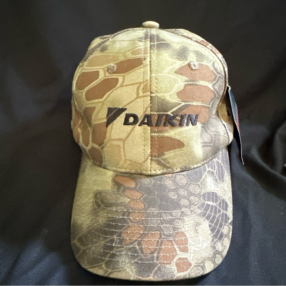 Brown and Tan Camouflage Hat